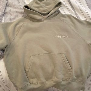 Sage green essentials hoodie